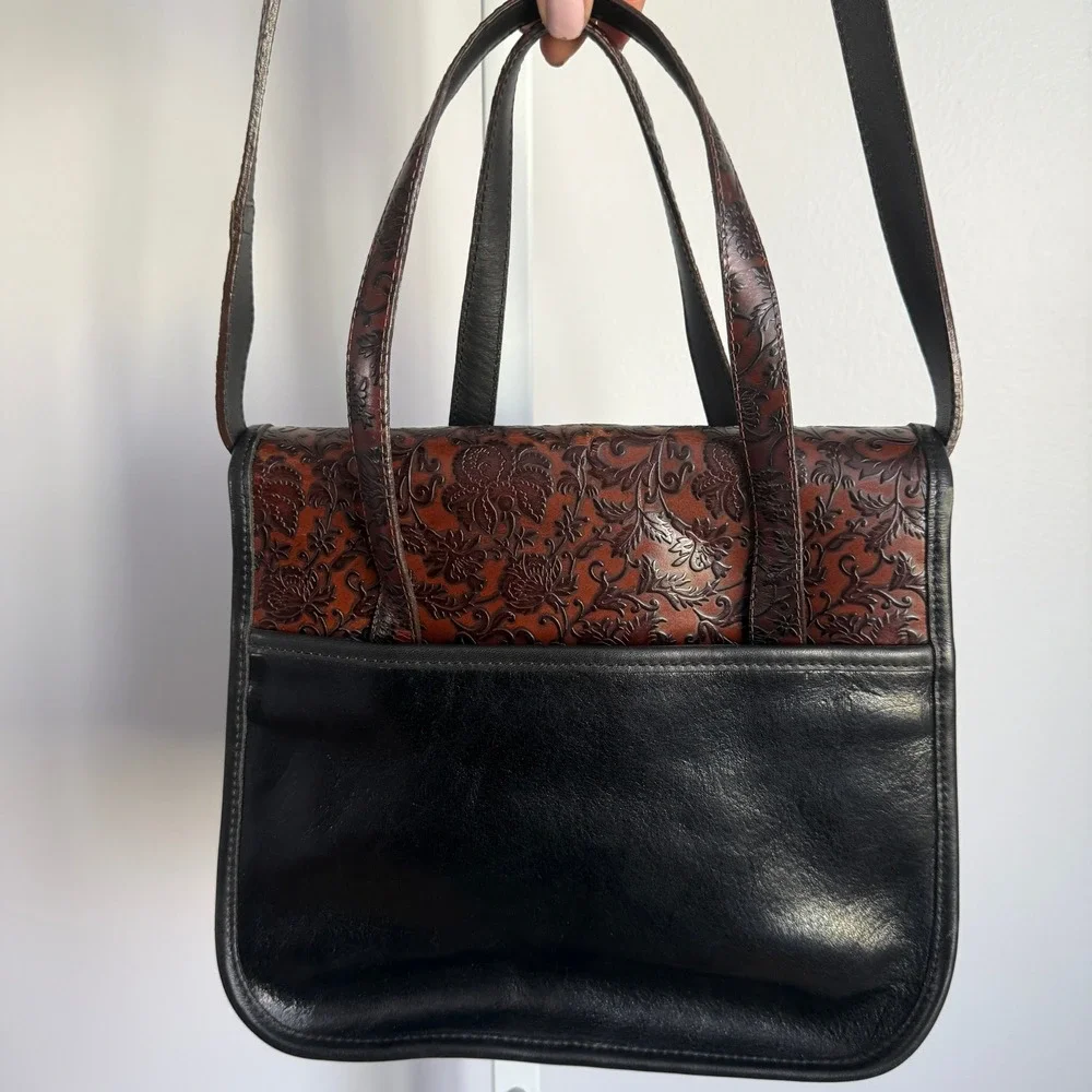 Brighton Brighton Marsella Fiori Floral Embossed Flap Crossbody Bag Heart‎ Charm
